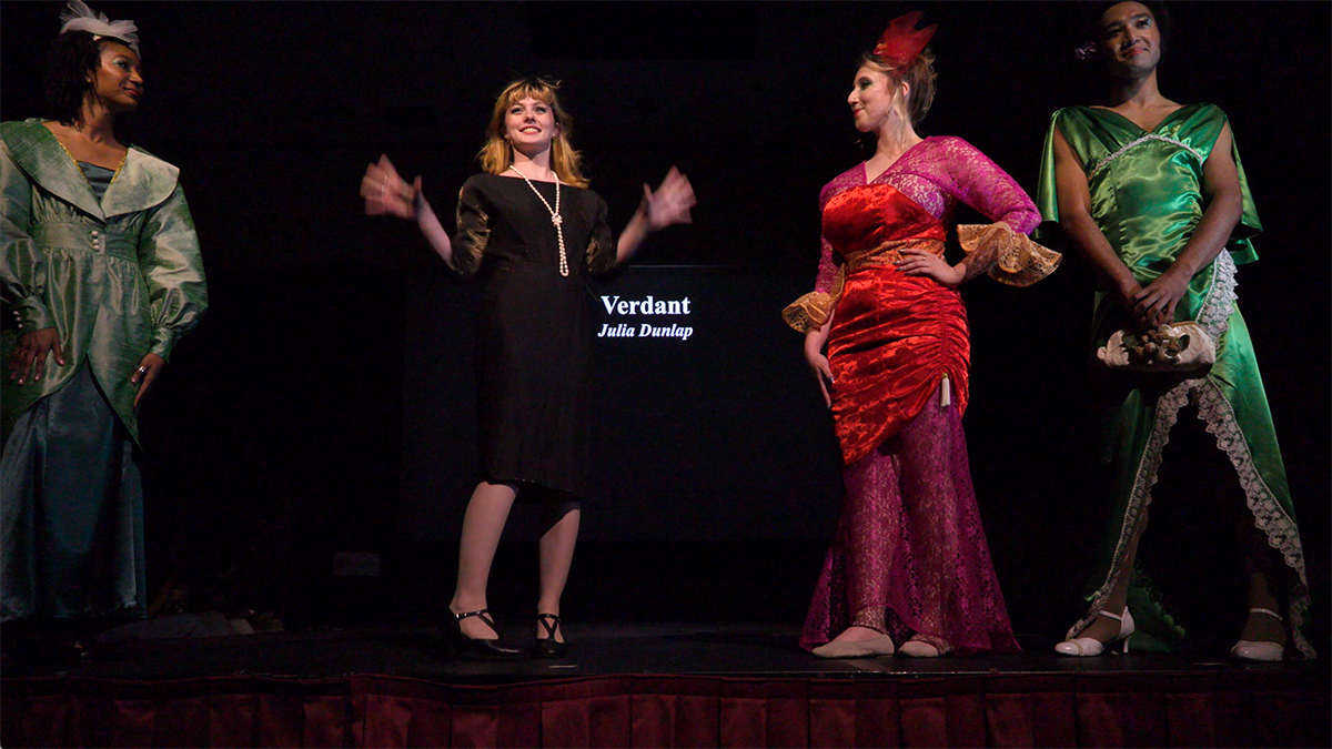 The Fashio Show models on the runway.