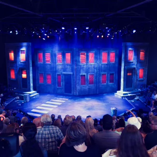 Moe Theater production showing Park's lighting talent.