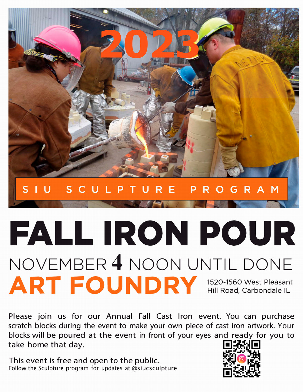 iron pour poster