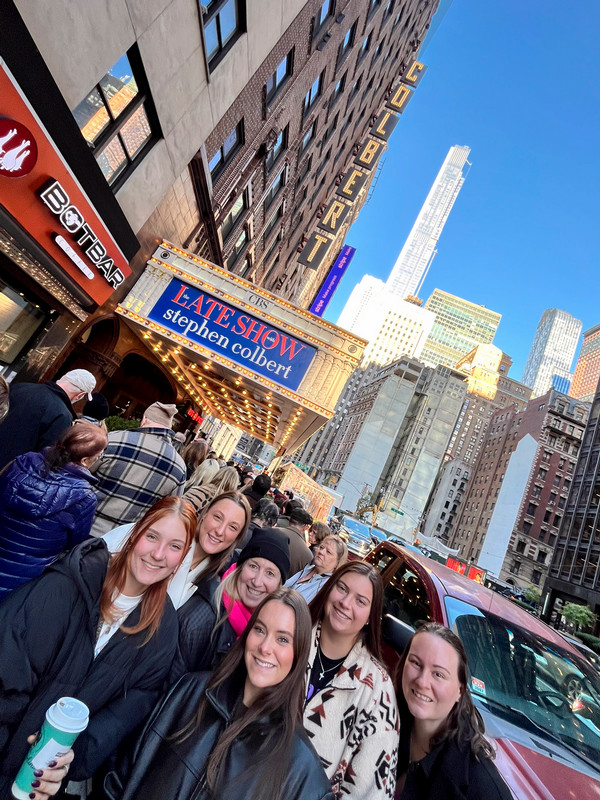 SIU students in New York.