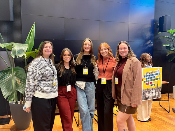 AdLab students attending conference in New York.